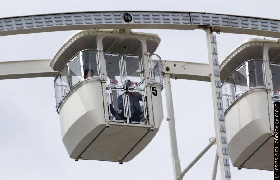 Cabines de la Grande Roue. Photo © André M. Winter