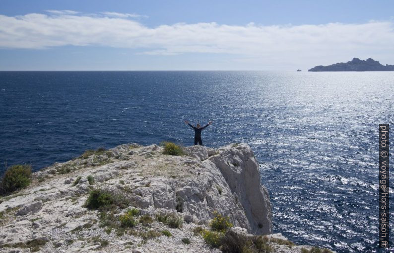 Bernd au Cap Morgiou. Photo © André M. Winter