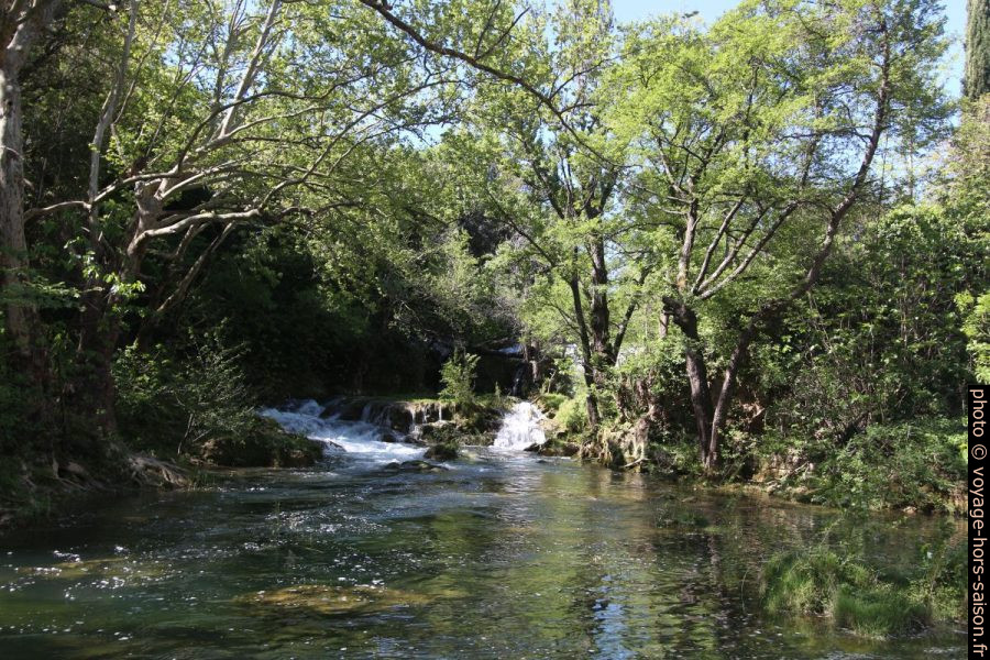 Cascades sur le Caramy avant la confluence avec l'Argens. Photo © André M. Winter