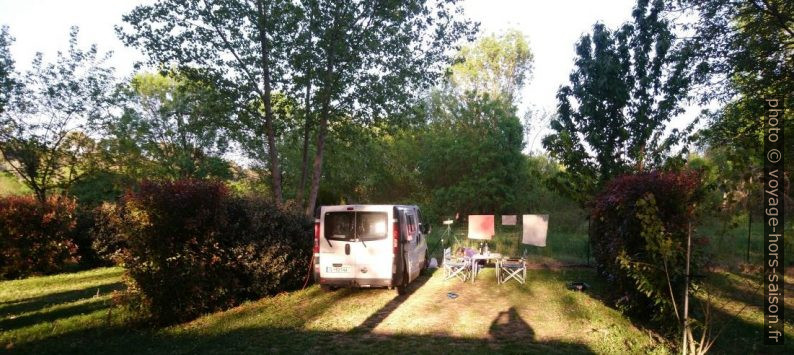 Notre Trafic au Camping les Fouguières. Photo © André M. Winter