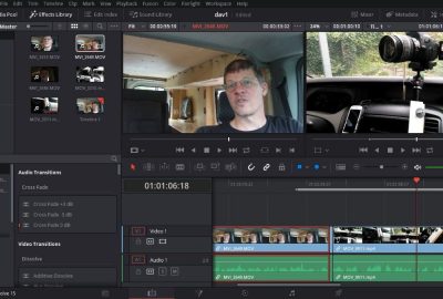 Capture d’écran de Davinci Resolve 15. Photo © André M. Winter