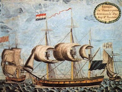 La Dunkerquoise, un bateau corsaire en 1779