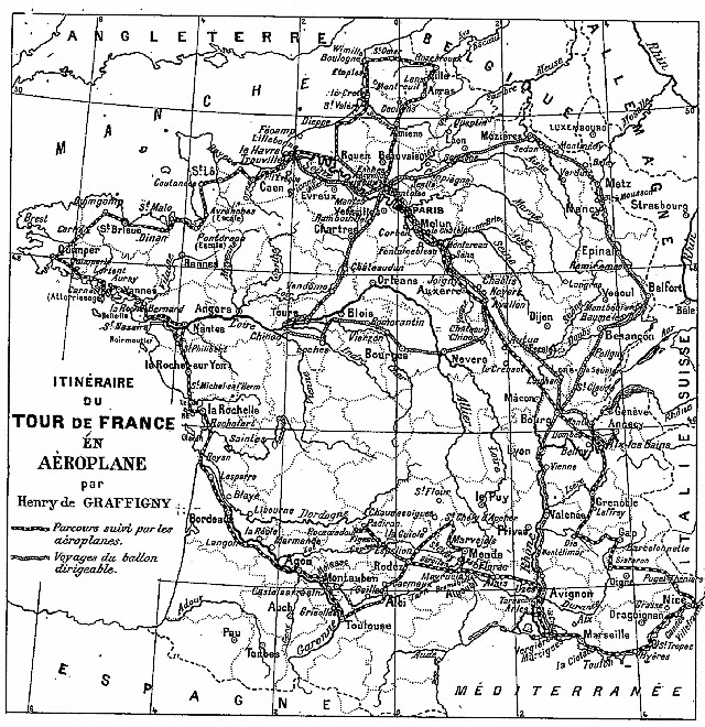 Carte du Tour de France