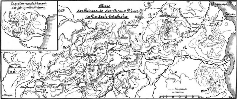 Routes de voyage de la famille Prince