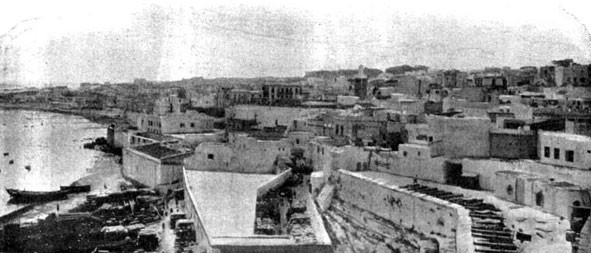 Panorama de Tanger en 1907