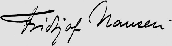 Signature de Nansen de 1919