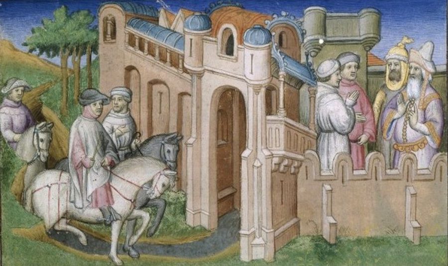 Arrivée des frères Polo à Bukhârâ