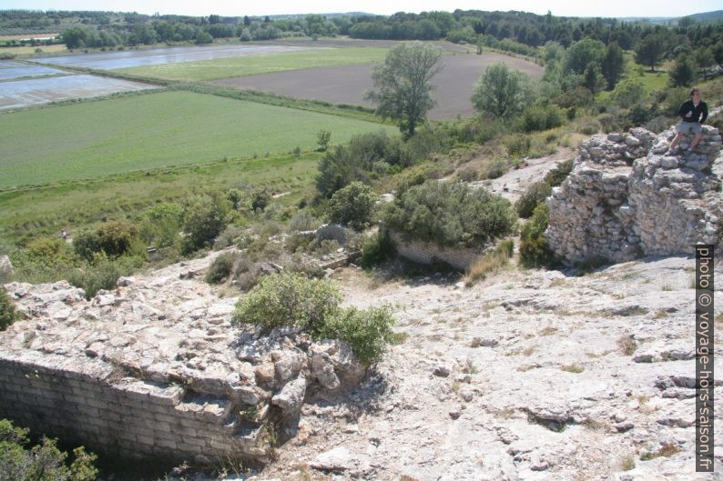 Pente de la meunerie de l'aqueduc de Barbegal. Photo © André M. Winter