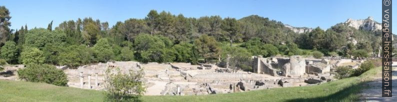 Vue générale de Glanum. Photo © André M. Winter