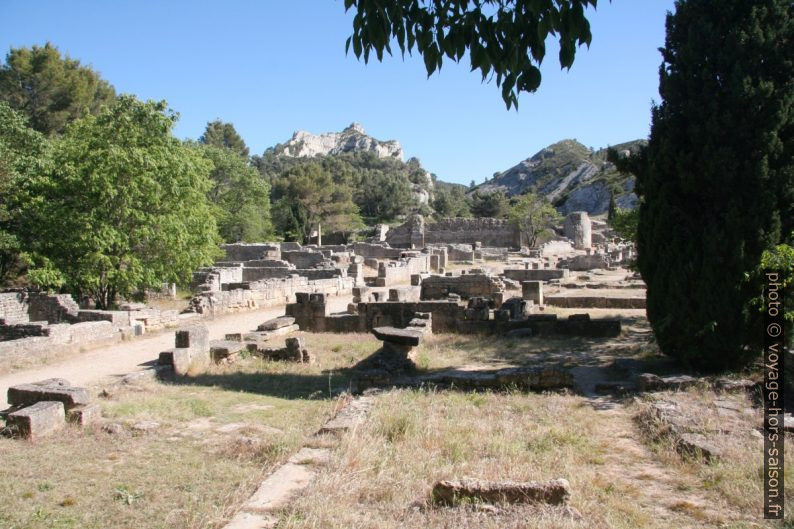 Quartier résidentiel de Glanum. Photo © André M. Winter