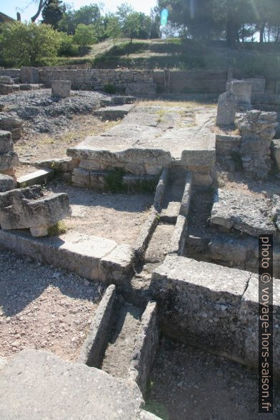 Canalisation à Glanum