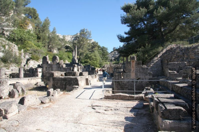 Rempart de Glanum. Photo © André M. Winter