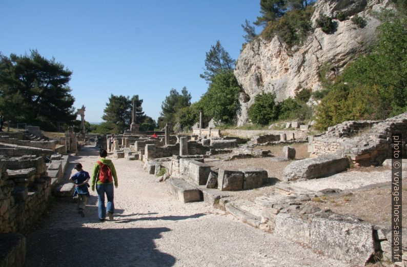 Quartier indigène de Glanum. Photo © André M. Winter