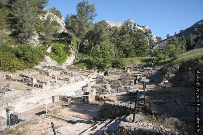 Quartier indigène de Glanum. Photo © André M. Winter