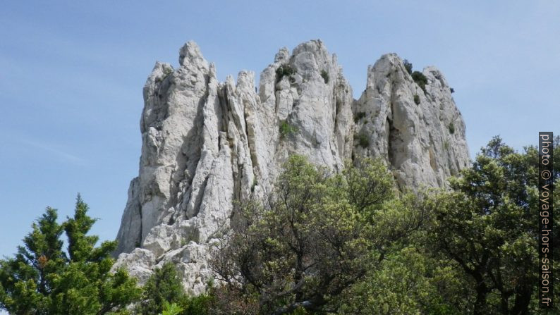 Crête des Dentelles Sarrasines. Photo © André M. Winter