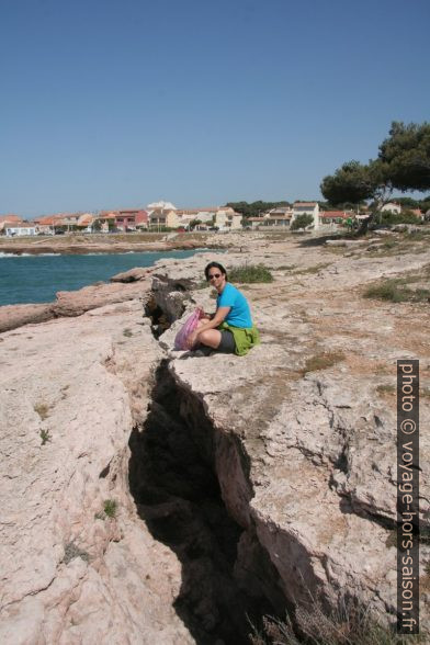 Alex au Cap Baou Tailla. Photo © André M. Winter