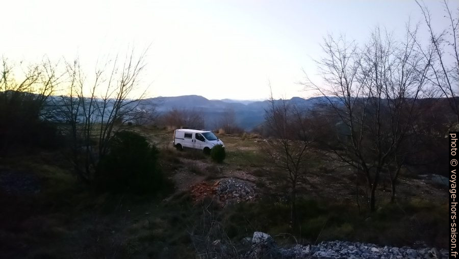 Notre emplacement au nord de la Cime de la Morgelle. Photo © André M. Winter