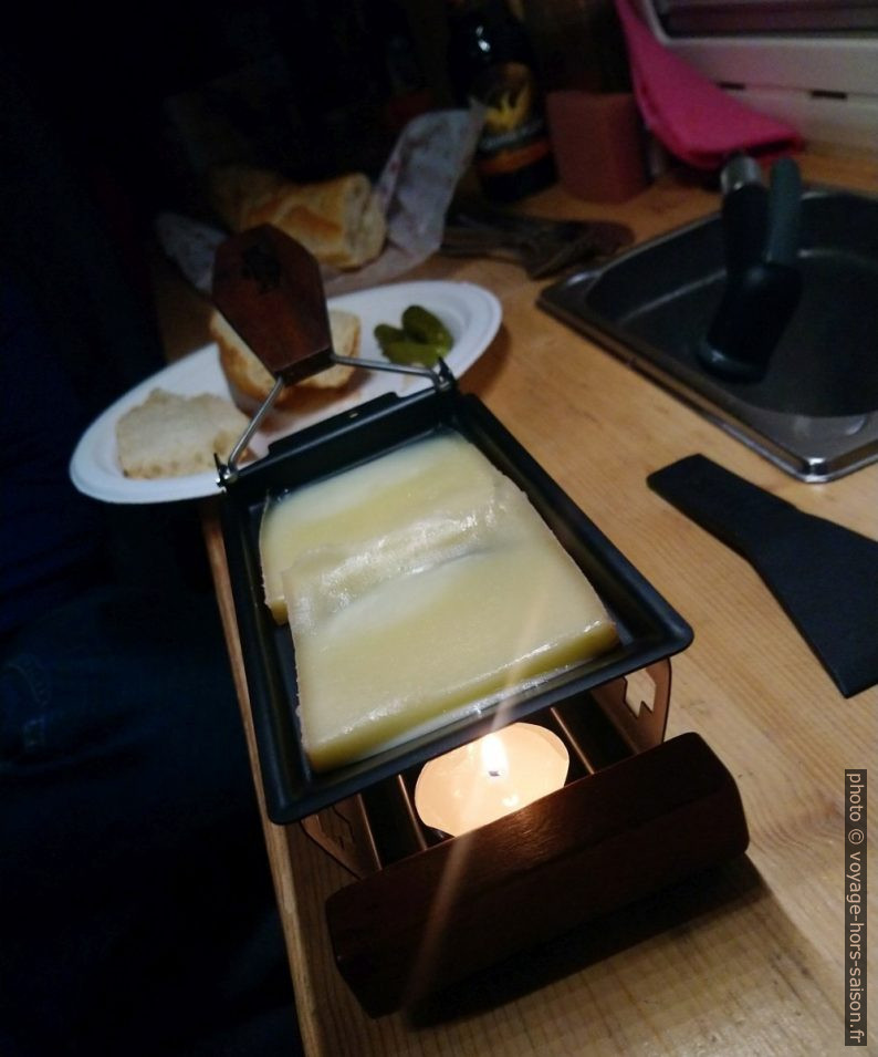 Raclette à deux. Photo © André M. Winter