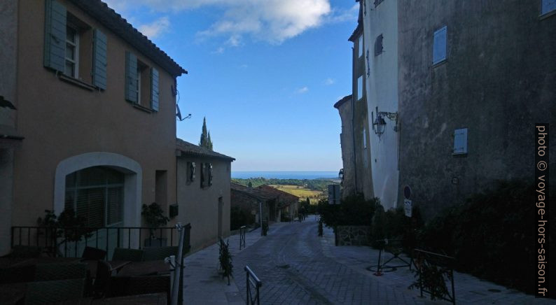 Rue Victor Léon à Ramatuelle. Photo © André M. Winter