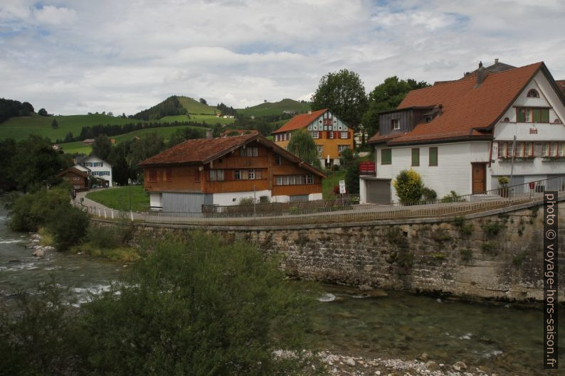 La rivière Sitter à Appenzell. Photo © Alex Medwedeff