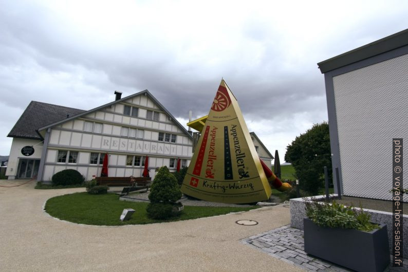 Accueil de la fromagerie d'Appenzell à Stein. Photo © André M. Winter