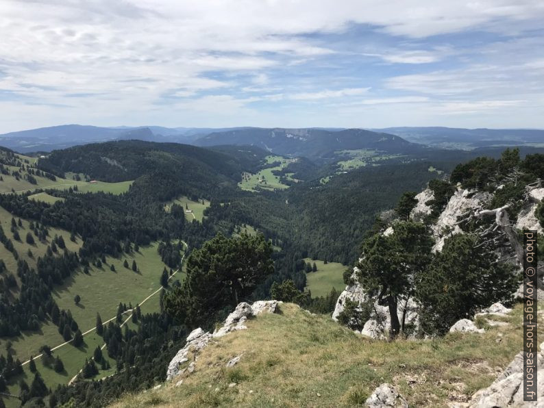 Vue dans la vallée de la Jougnena. Photo © Alex Medwedeff