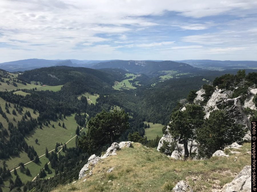 Vue dans la vallée de la Jougnena. Photo © Alex Medwedeff