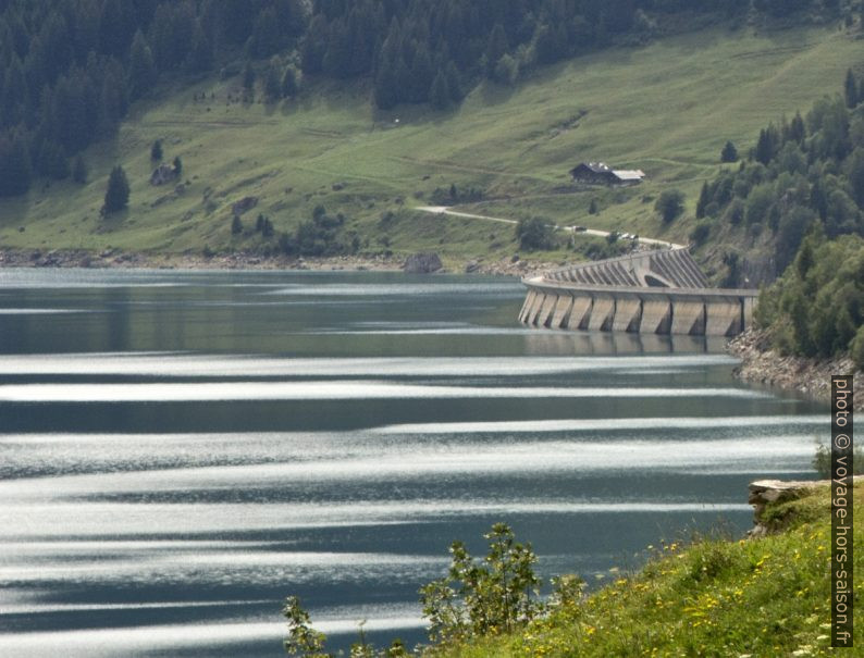 Le barrage de Roselend. Photo © André M. Winter