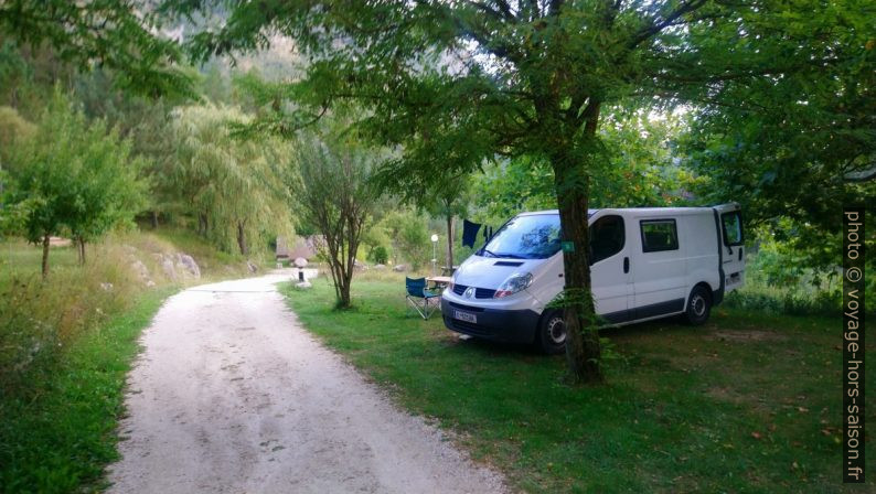 Notre Trafic au Camping de la Colle. Photo © André M. Winter