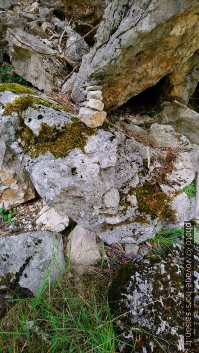 Un autre petit cairn. Photo © André M. Winter