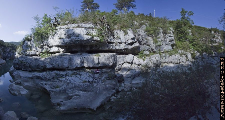 La zone facilement accessible des Gorges du Jabron. Photo © André M. Winter