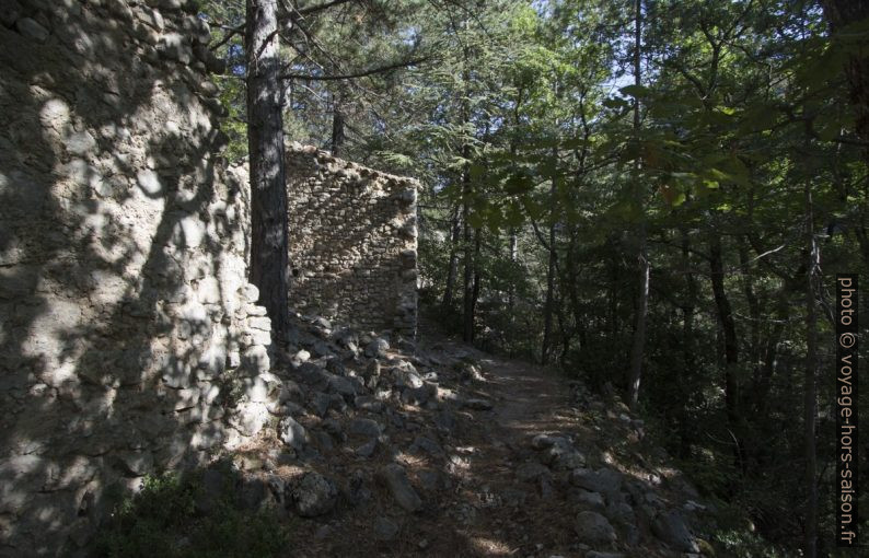 Ruine du hameau de Valbonnette. Photo © André M. Winter