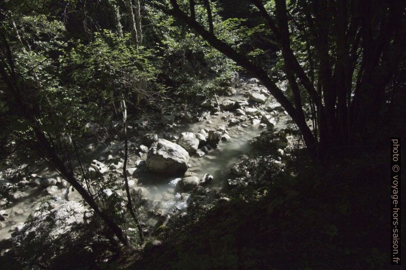 L'Estoublaisse sous le pré de Valbonnette. Photo © André M. Winter