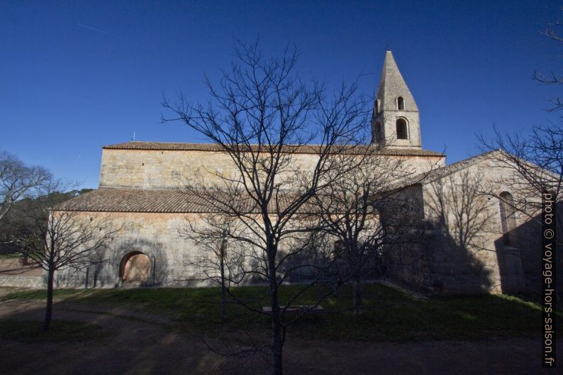 Façade sud de l'Abbaye du Thoronet. Photo © André M. Winter