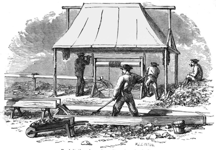 Travaux miniers dans le Caribou