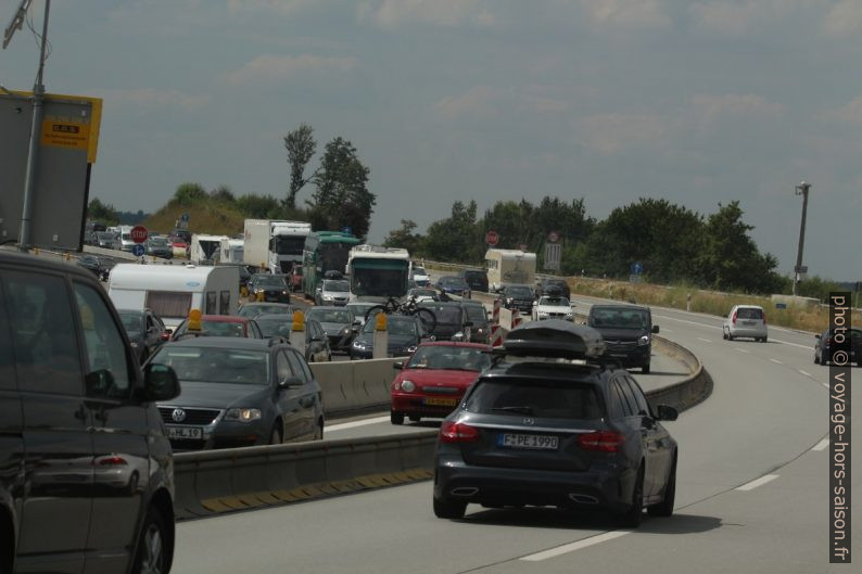 Travaux sur l'autoroute. Photo © André M. Winter