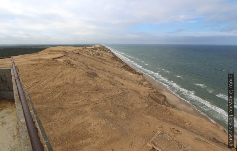 Rubjerg Knude et la côte en direction sud-ouest. Photo © André M. Winter