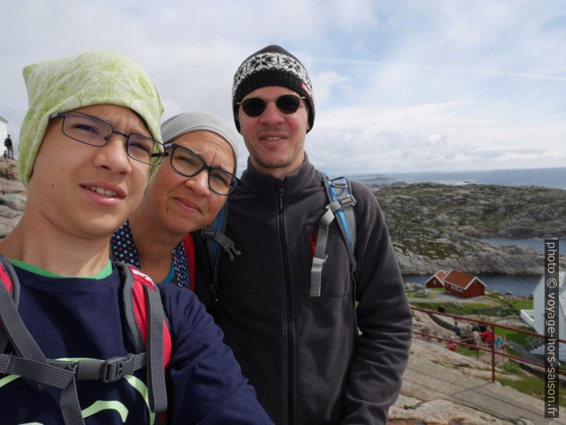 Selfie de Nicolas avec Alex et André. Photo © Nicolas Medwedeff