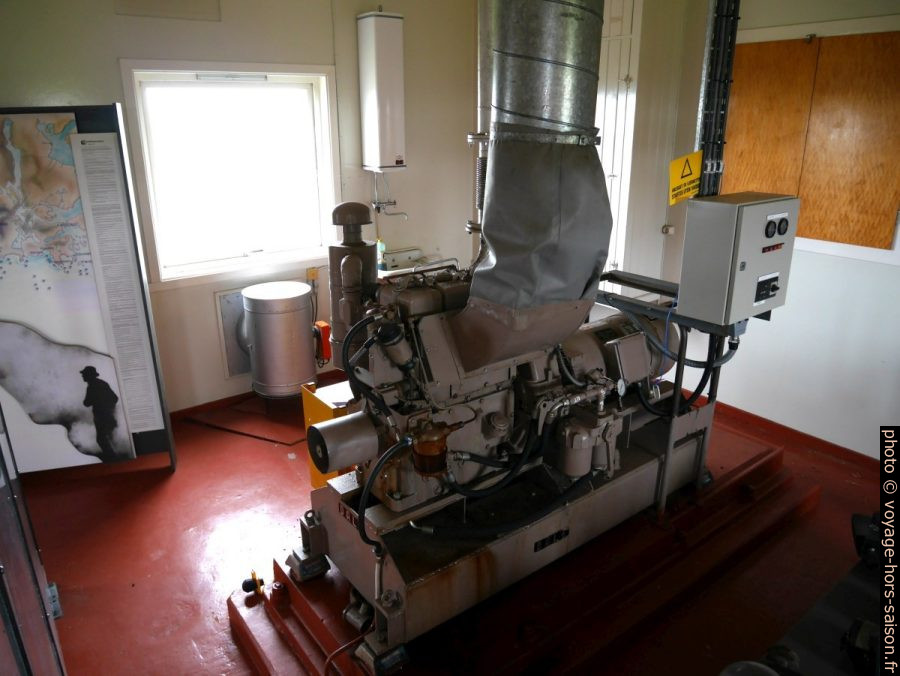 Compresseur du phare de Lista. Photo © Nicolas Medwedeff