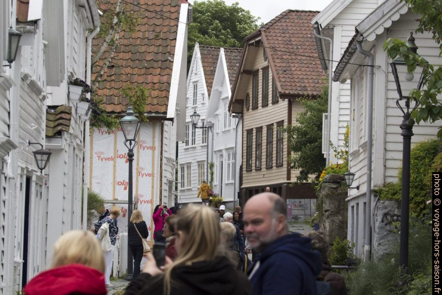 Øvre Strandgate dans le vieux Stavanger. Photo © André M. Winter