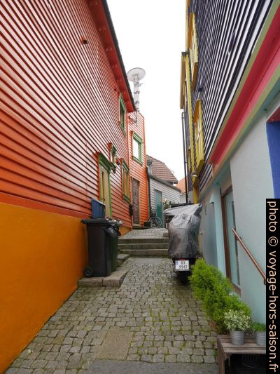 Maisons colorées de la Øvre Holmegate. Photo © Nicolas Medwedeff