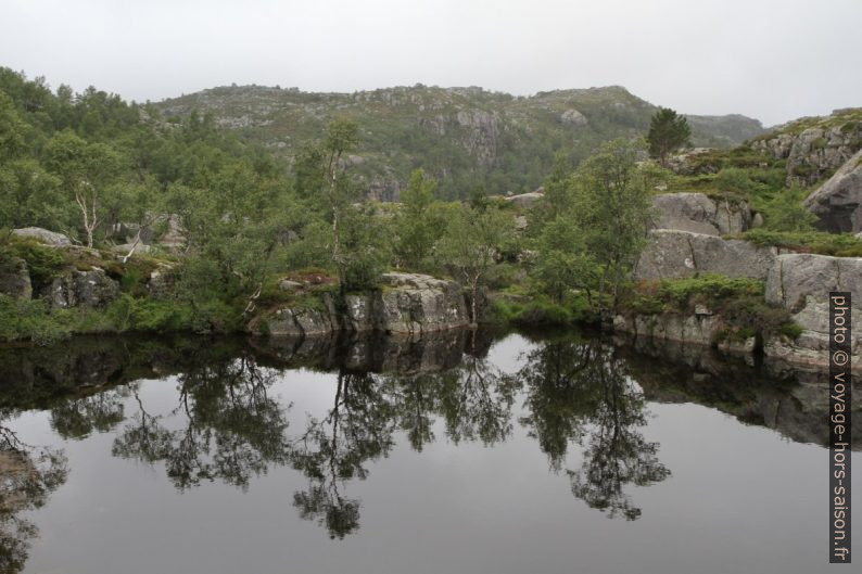 Un lac noir de tourbe. Photo © Alex Medwedeff