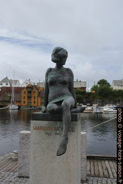 Statue de Marilyn Monroe par Nils Aas. Photo © Alex Medwedeff