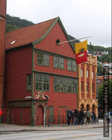 Musée hanséatique de Bergen dans le comptoir historique Finnegården. Photo © André M. Winter