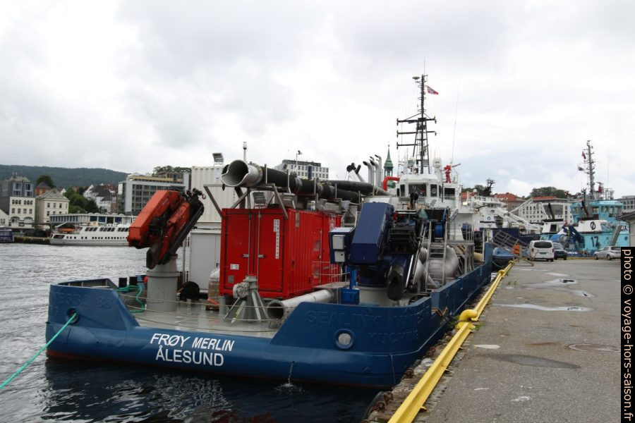 Remorqueur de haute mer et ravitailleur de plateformes pétrolières Frøy Merlin. Photo © André M. Winter
