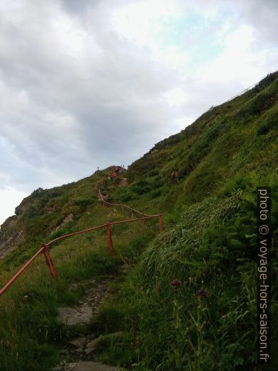 Chemin entre le phare de Runde et Storhaugen. Photo © André M. Winter