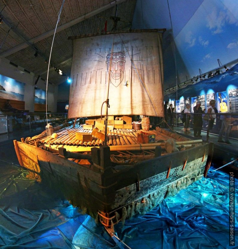 Le Kon-Tiki dans son musée. Photo © André M. Winter