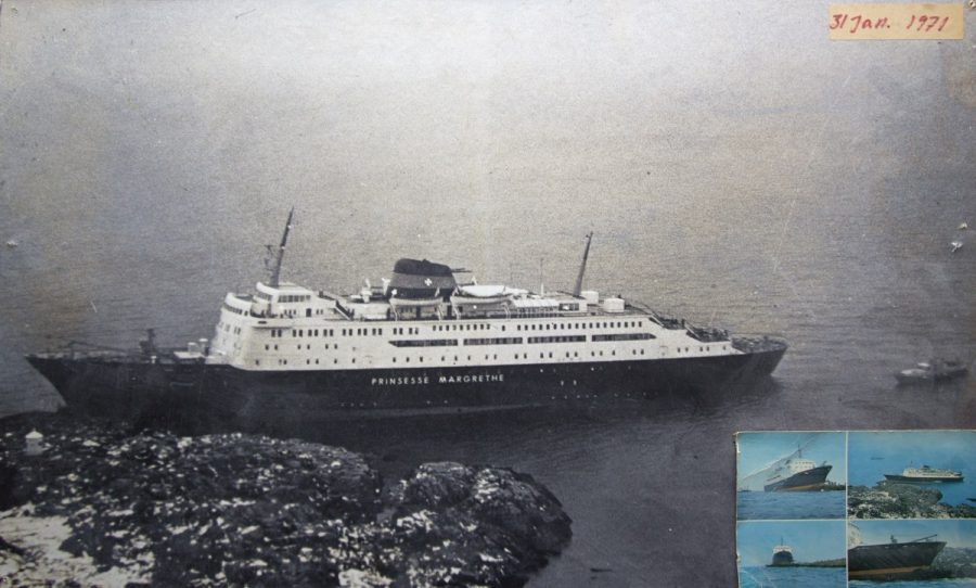Naufrage du Princesse Margrethe au Cap Kullaberg