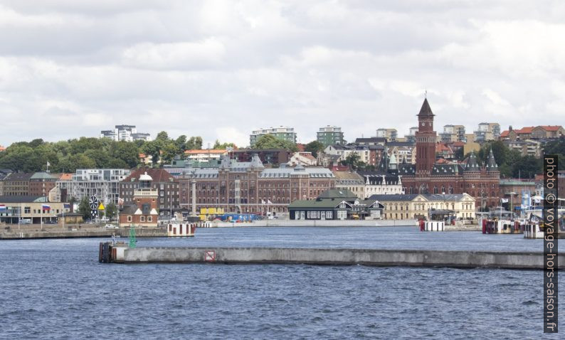 Helsingborg vue de la mer. Photo © André M. Winter