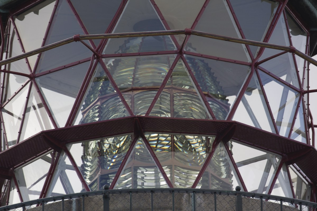 Lentille de Fresnel de Stevns Fyr. Photo © André M. Winter